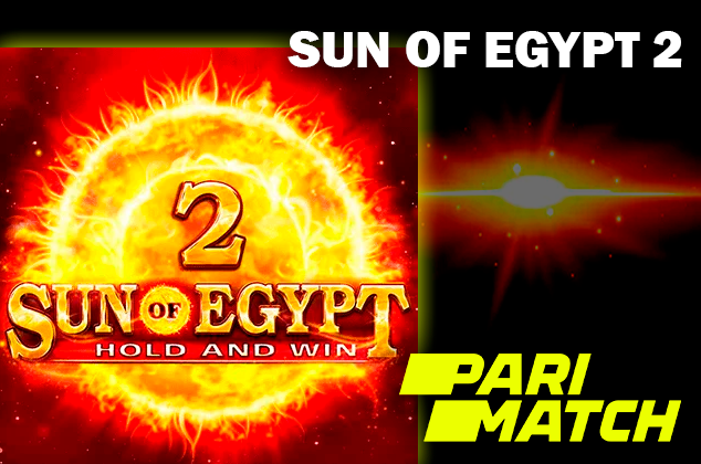 Sun of Egypt 2 game logo and Parimatch logo