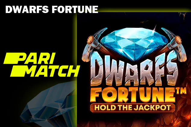 Dwarfs fortune game logo and Parimatch logo