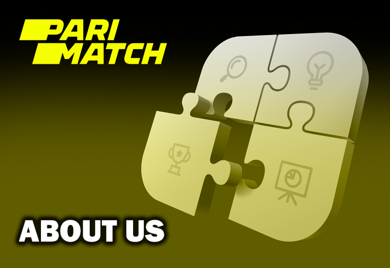 Parimatch logo and icon mosaic