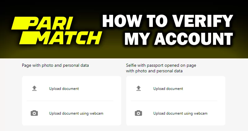 upload forms for account verification at parimatch