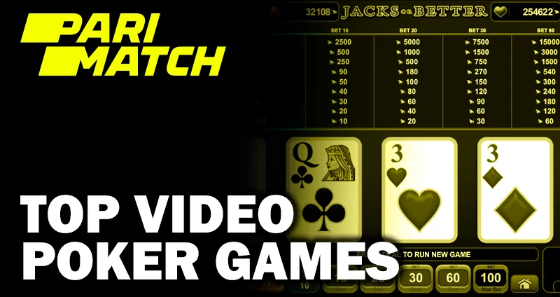 Popular video Poker slot game at parimatch