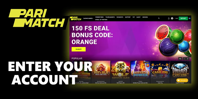 Parimatch Australia account